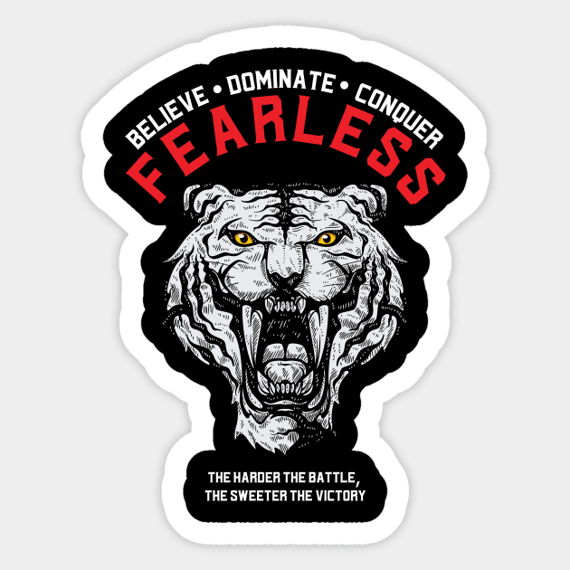 FEARLSESS Sticker by janvimar